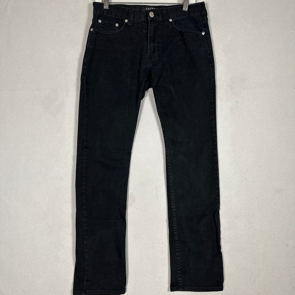 PacSun Jeans Mens 30X32 Slim Fit Black Tapered Leg Stretch 5-Pocket Denim EUC